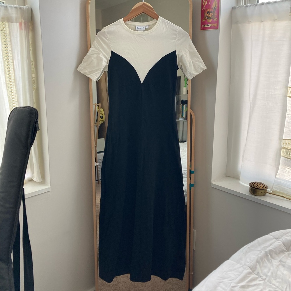 Desigual x Maitrepierre corset effect dress